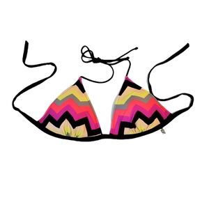 Victoria's Secret PINK Swim Triangle Bikini Top Large